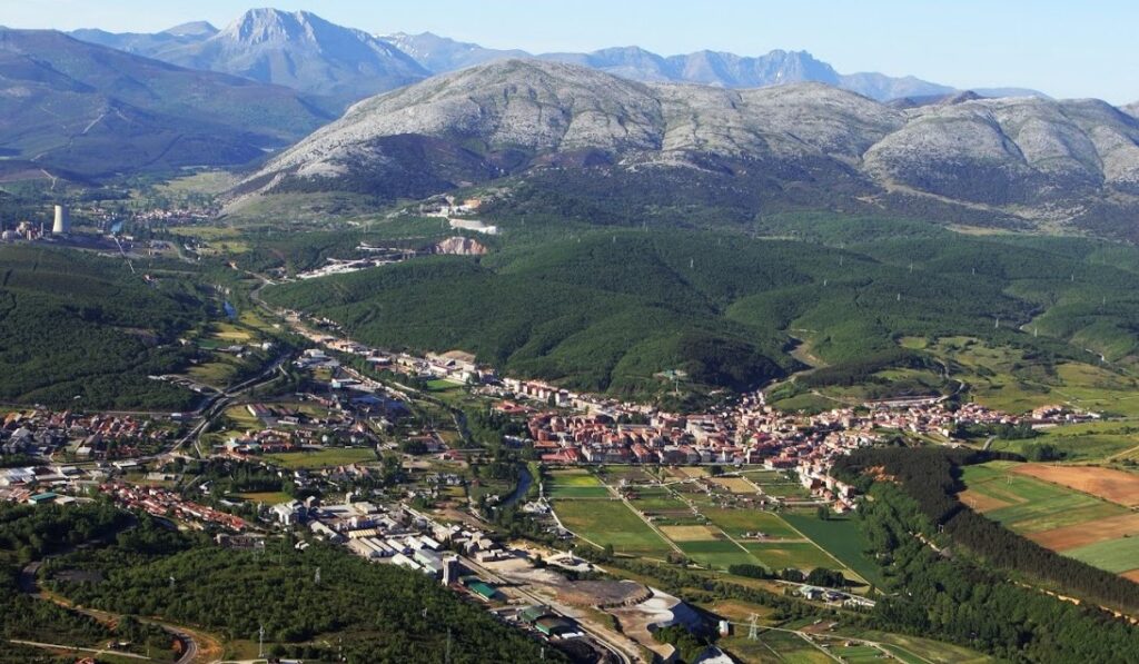 Foto aérea de Guardo