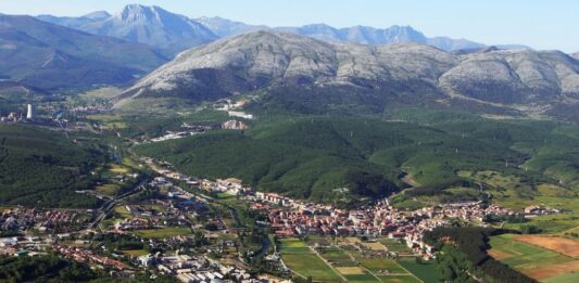 Foto aérea de Guardo