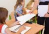 aula colegio escolares alumnos niños