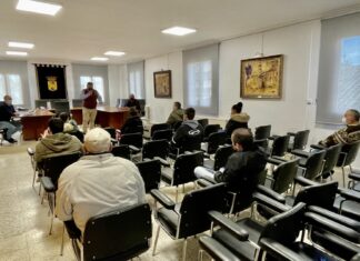 Ayer lunes arrancó en Saldaña un nuevo Programa Mixto de formación y empleo destinado a la rehabilitación y regeneración del Parque Público Javier Cortes, después de los importantes daños sufridos tras las fuertes riadas del pasado año 2019, con el nombre de "REHABILITACIÓN DE EQUIPAMIENTOS, MOBILIARIO URBANO, ESTANCIAS Y VIARIOS EN EL PARQUE JAVIER CORTES".