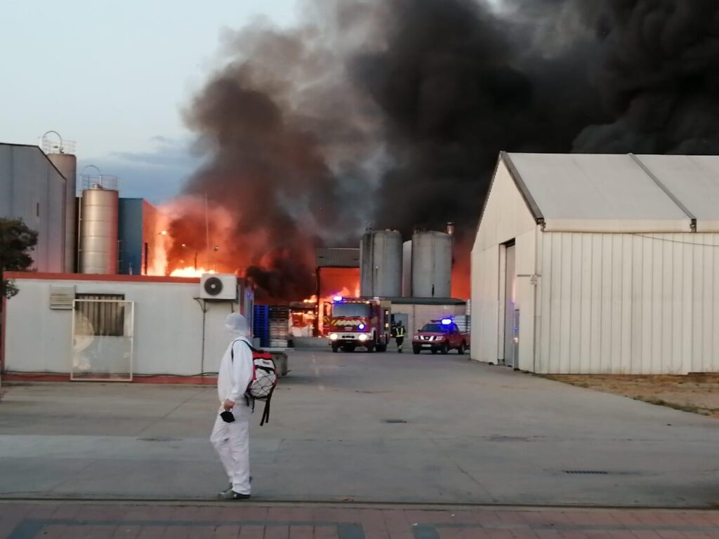 incendio en Venta de Baños