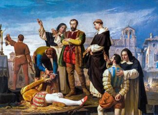 Cuadro ‘Ejecución de los comuneros de Castilla’, de Antonio Gisbert.