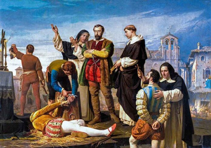 Cuadro ‘Ejecución de los comuneros de Castilla’, de Antonio Gisbert.