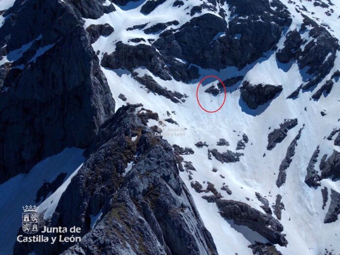 El pico Espigüete, donde se ha producido el rescate de los dos montañeros. - SERVICIO DE EMERGENCIAS 112.