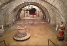 humedades en la cripta de San Antolín en vísperas del 2 de septiembre Palencia