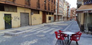 Obras en la calle Mayor Antigua.