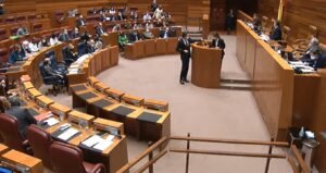 Imagen de un Pleno de las Cortes de Castilla y León.