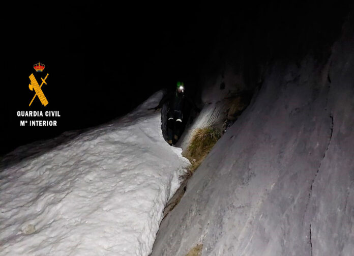 Rescate a montañeros en el Pico Espigüete Guardia Civil de Palencia enero 2022