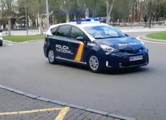 policía nacional coche palencia