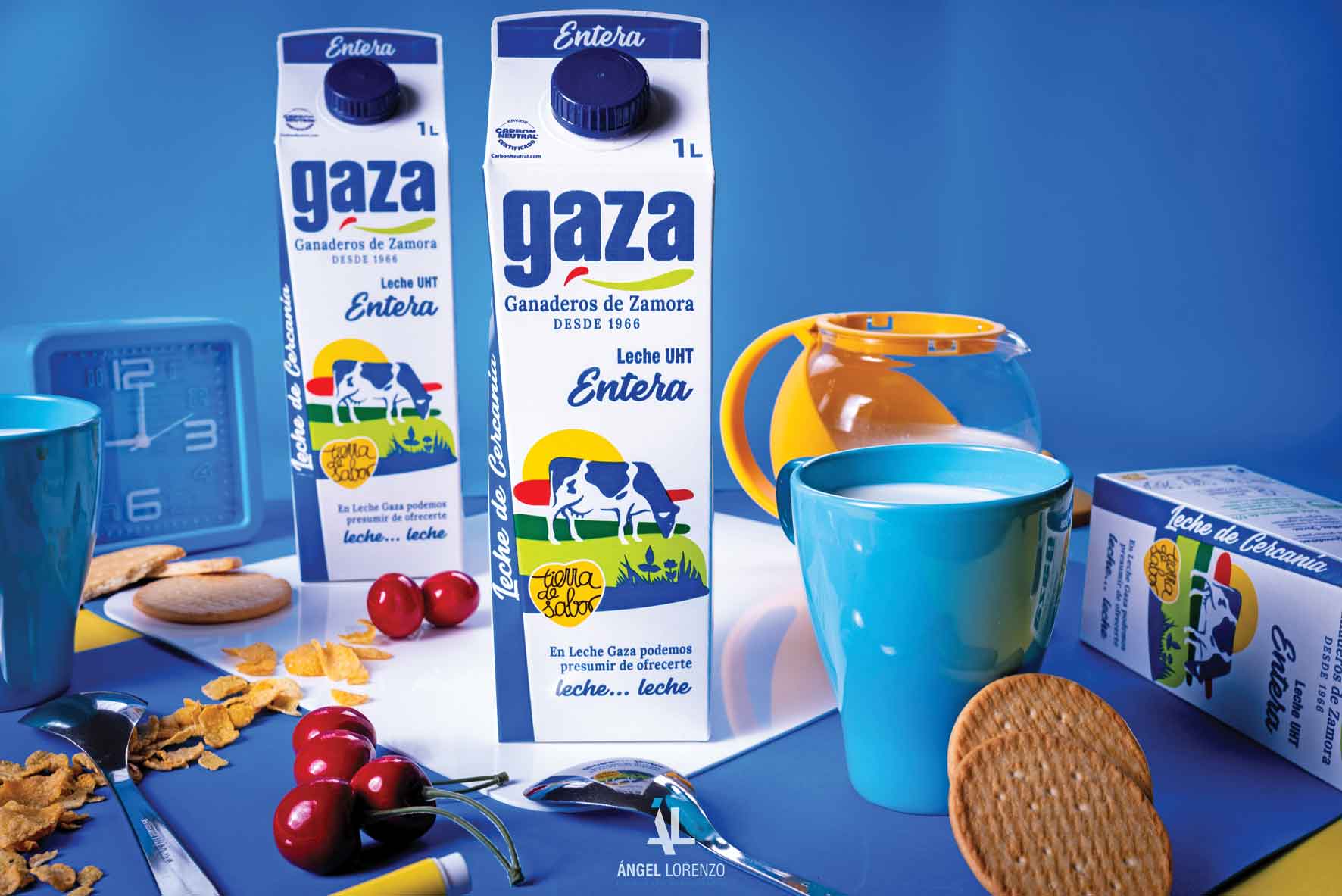 Leche semidesnatada Gaza brik 1 l.