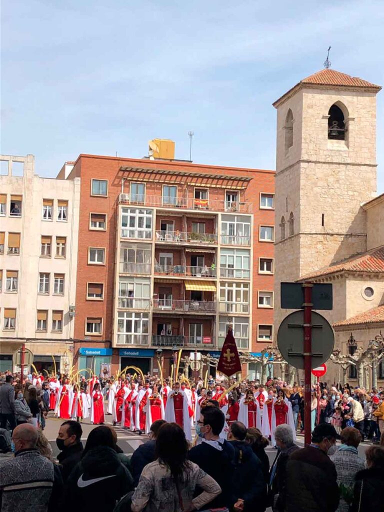 Procesión Domingo de Ramos Semana Santa Palencia 2022