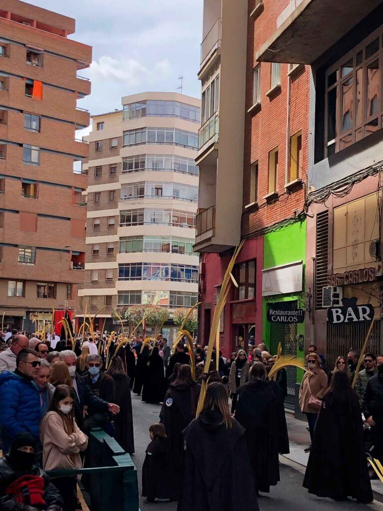 Procesión Domingo de Ramos Semana Santa Palencia 2022