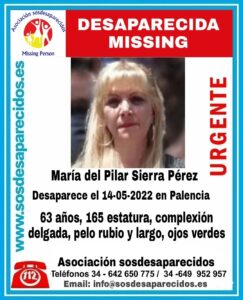 mujer desaparecida en Palencia