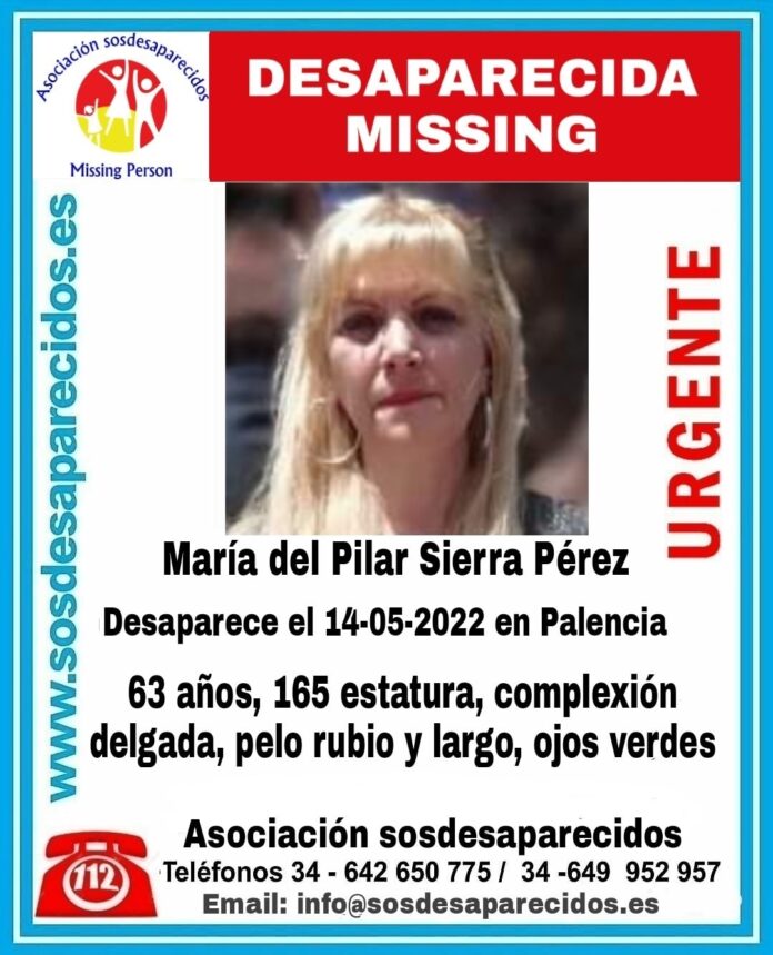 mujer desaparecida en Palencia
