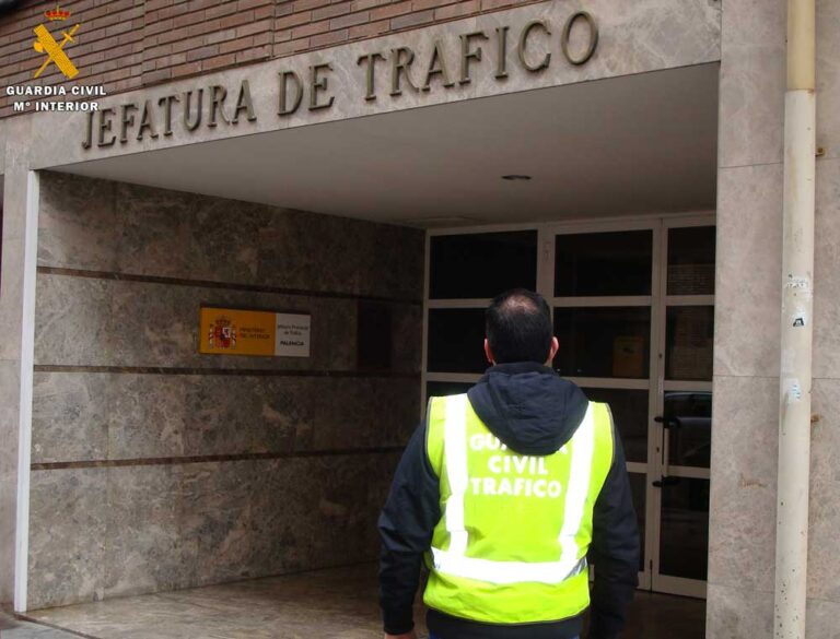 jefatura trafico palencia examen conducir guardia civil