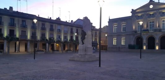 plaza mayor espectáculo luces pabellón