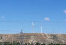 Barriendo el viento de Palencia con molinos de 170 metros