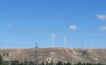 Barriendo el viento de Palencia con molinos de 170 metros