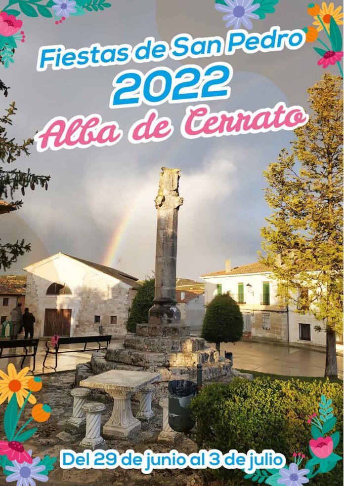 Cartel fiestas Alba de Cerrato 2022