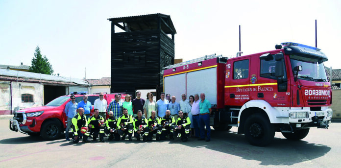 Herrera de Pisuerga2 entrega bomberos 15jun2022 300 litros de intervención rápida herrera