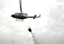 Helicóptero incendio forestal