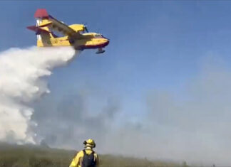 Incendio Honrubia de la Cuesta, segovia