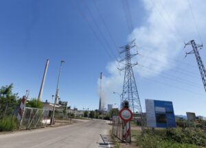 incendio central térmica de Compostilla II