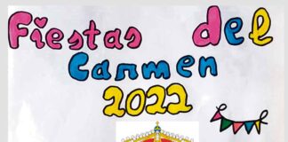 Cartel fiestas del Carmen Barruelo de Santullán 2022