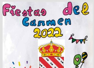 Cartel fiestas del Carmen Barruelo de Santullán 2022