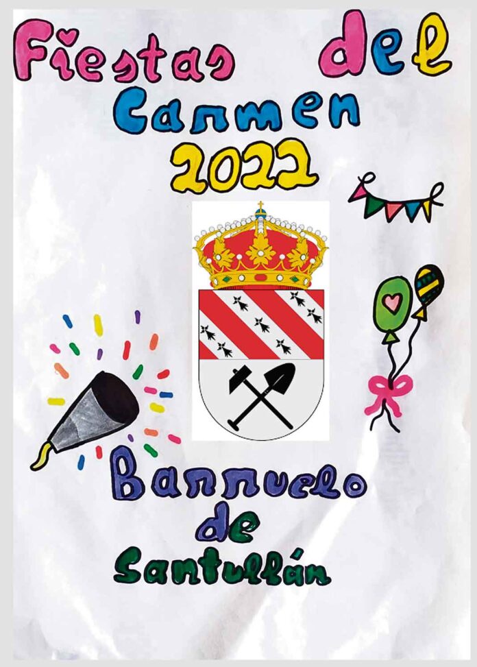 Cartel fiestas del Carmen Barruelo de Santullán 2022