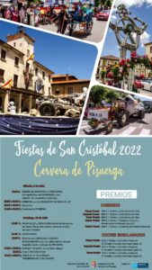 CERVERA DE PISUERGA CARTEL SAN CRISTOBAL ACTOS