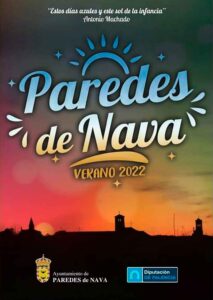 Cartel del programa cultural de verano de Paredes de Nava