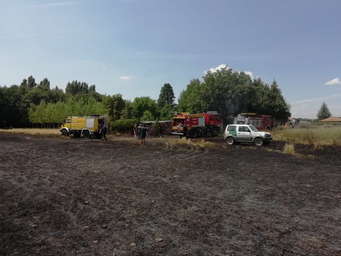 Incendio vivero forestal Velilla