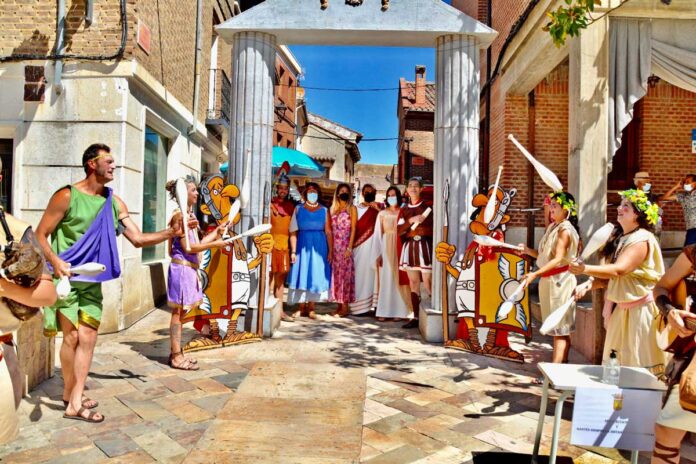 imagen de archivo del Mercado Romano de Saldaña Foto Ayuntamiento de Saldaña