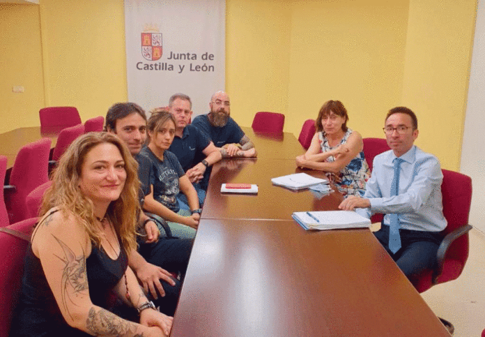 reunion comité de empresa TI Fluid System Consejería de Empleo