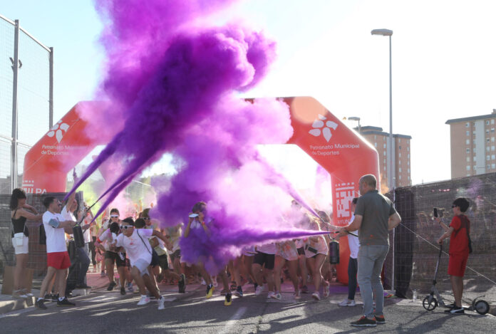 Carrera Holi San Antolín en Palencia carrera holi