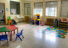 Un aula preparada para niños de entre 2 y 3 años.