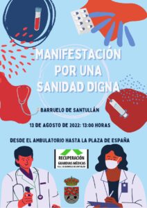 MANIFESTACIÓN POR UNA SANIDAD DIGNA Barruelo