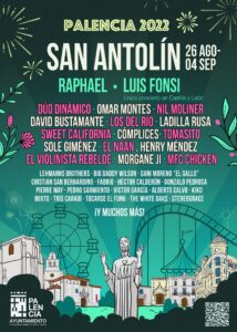 programa fiestas san antolin palencia 2022