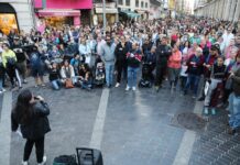 Concentración organizada por la plataforma en defensa de los derechos de las mujeres de Palencia en contra del asesinato de de Raquel. / Brágimo (ICAL)