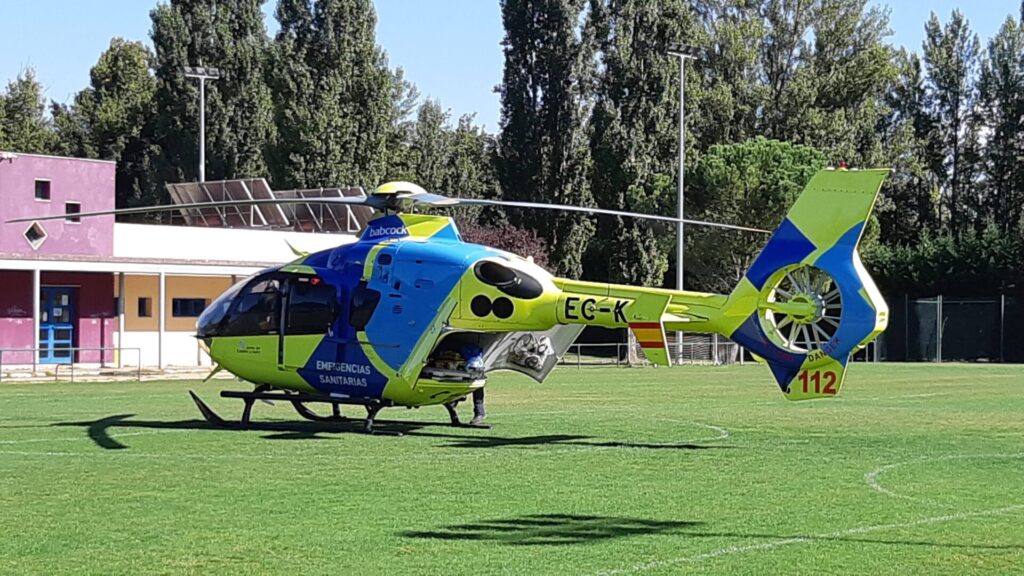 Helicóptero sanitario atropellado astudillo