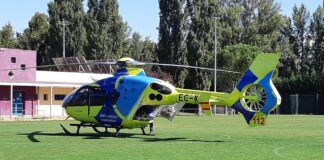 Helicóptero sanitario atropellado astudillo