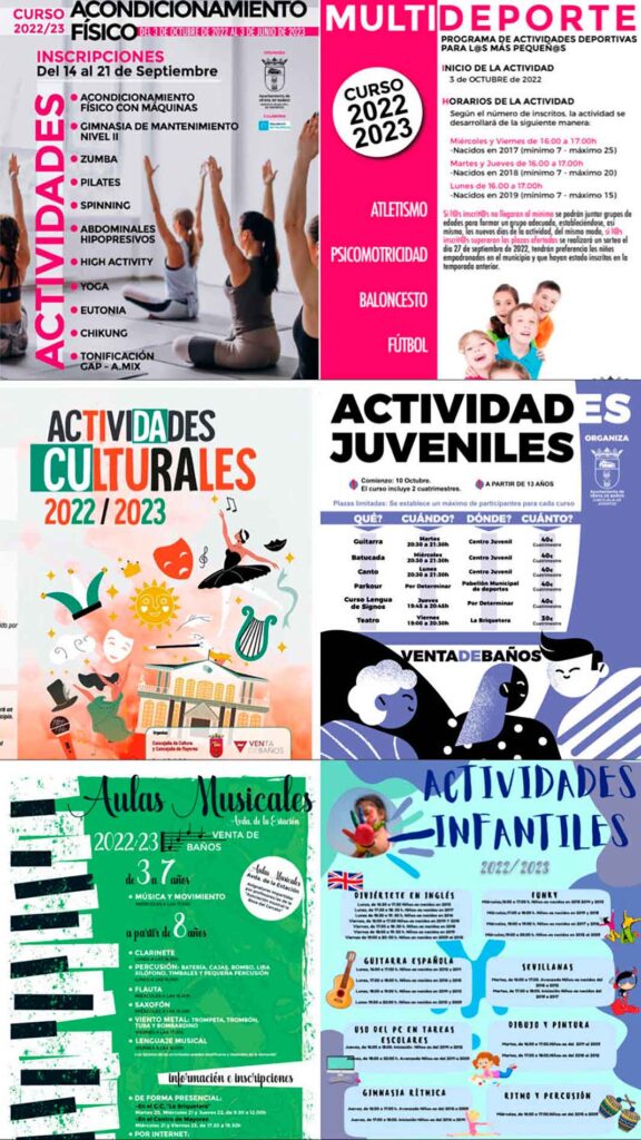 Actividades octubre Venta de Baños