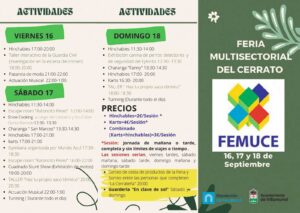 Programa de la V Feria Multisectorial del Cerrato en Villamuriel 