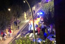 Atropelladas dos mujeres frente a la iglesia de San Miguel