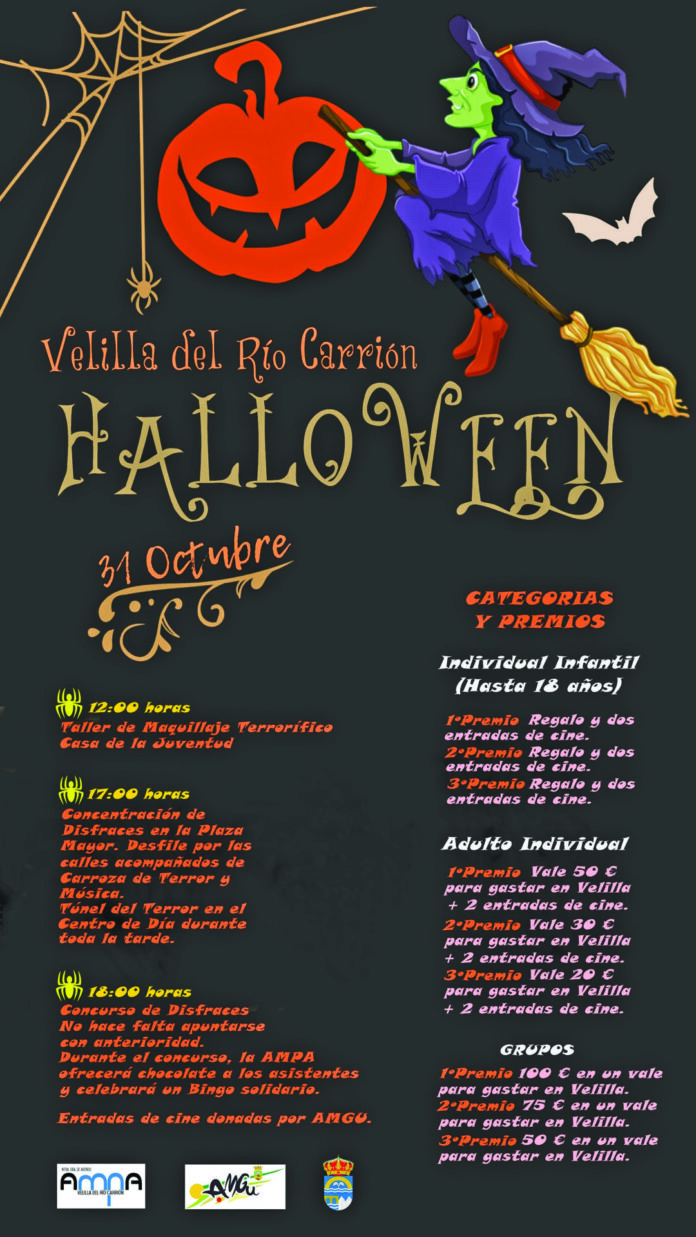 HALLOWEEN CARTEL VELILLA DEL RÍO CARRIÓN