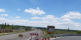 La A-67 seguirá cortada entre Amusco y Frómista a pesar del puente