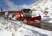 La Junta repite dispositivo de vialidad invernal con 26 quitanieves en Palencia