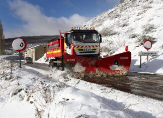 La Junta repite dispositivo de vialidad invernal con 26 quitanieves en Palencia