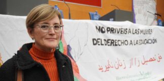 Rosalba Fonteriz, delegada del Rector para la Responsabilidad Social Universitaria, en la jornada de inauguración del máster oficial en Estudios Feministas